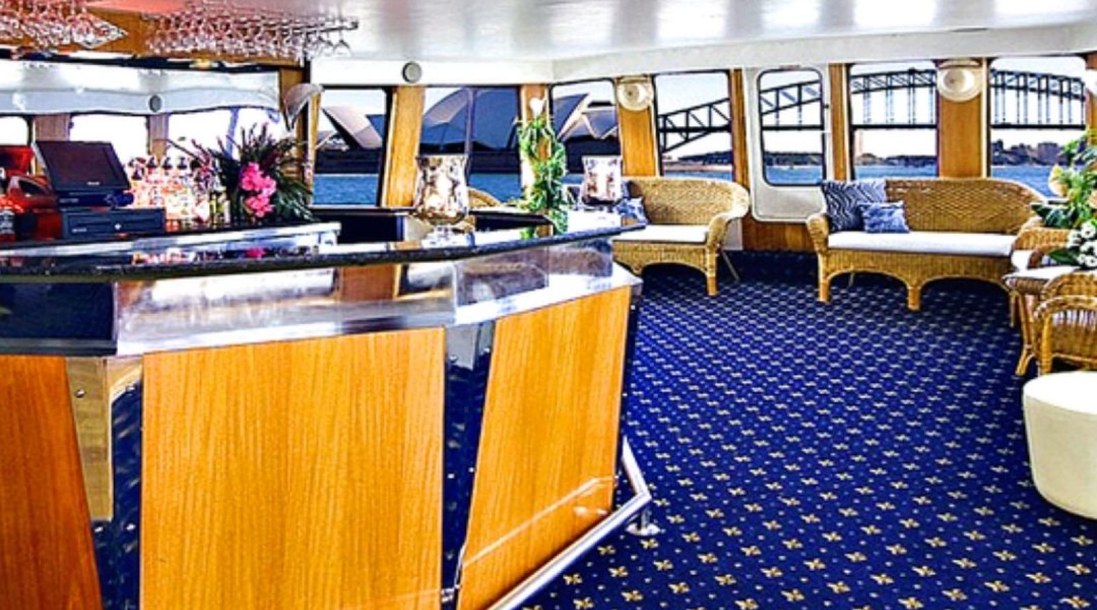 MV Sydney Boat Hire - Indoor bar area