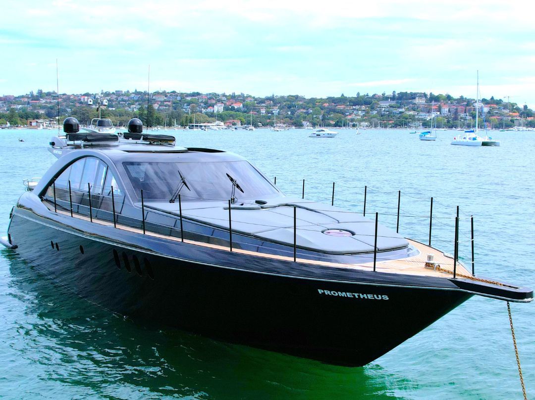 Prometheus Boat Hire Sydney - Bow Forward