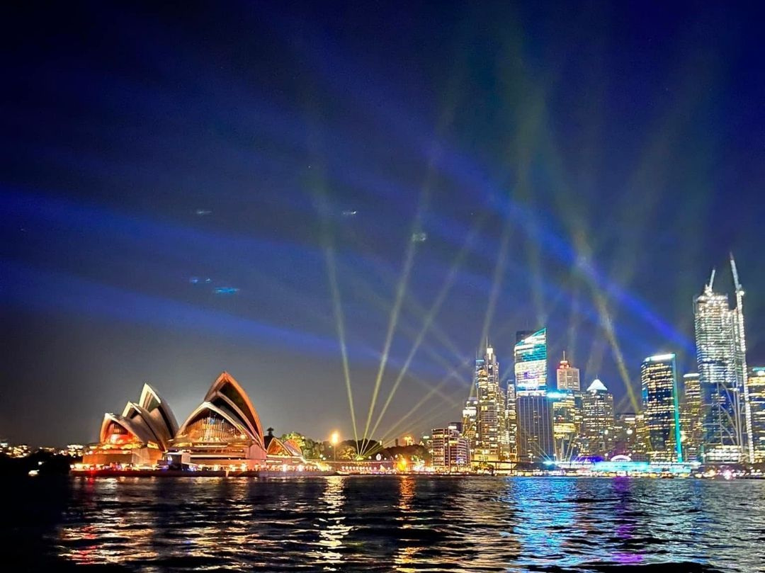 Vivid Cruise - Sydney Skyline Lights