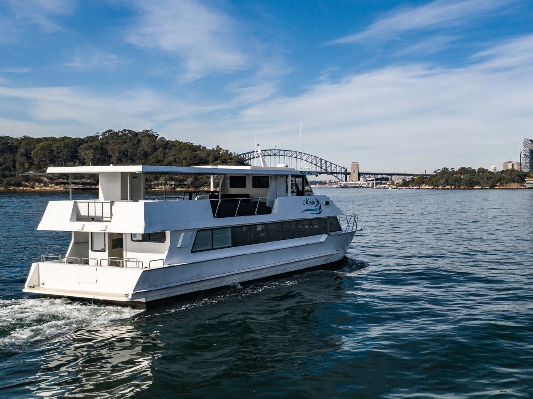 Magic Boat Hire Sydney - Rear View