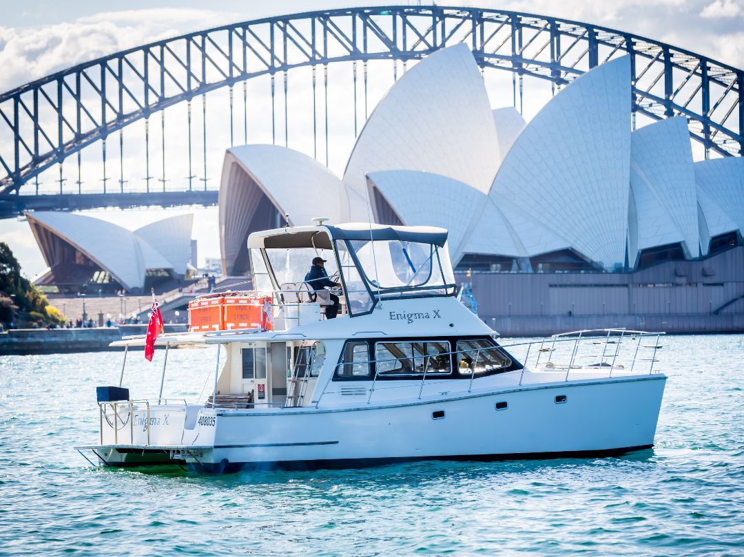 Enigma X - Boat Hire Sydney