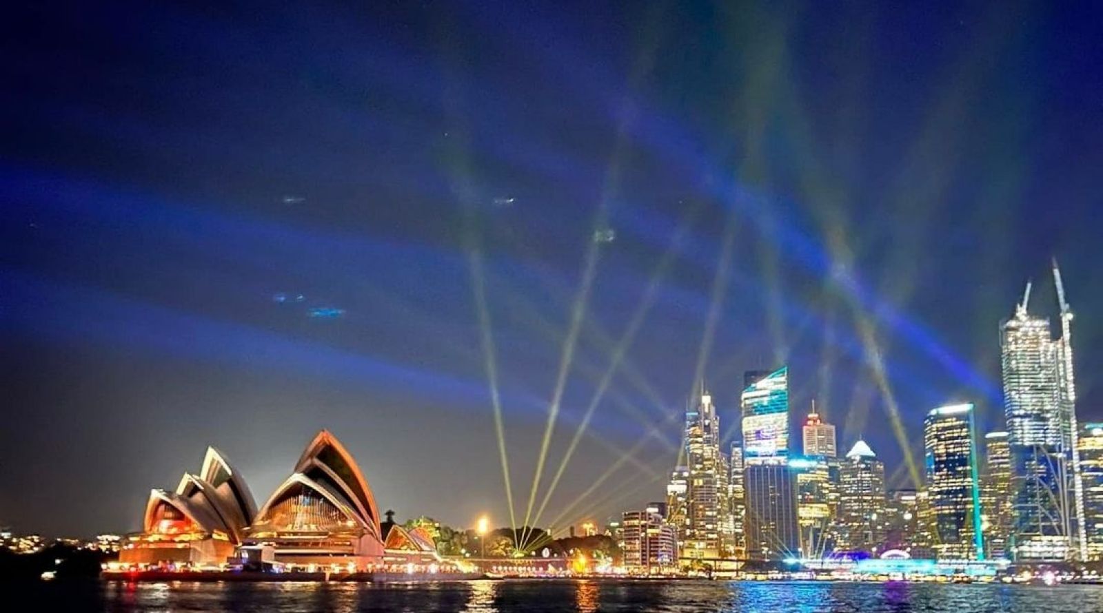 Vivid Cruise - Sydney Skyline Lights