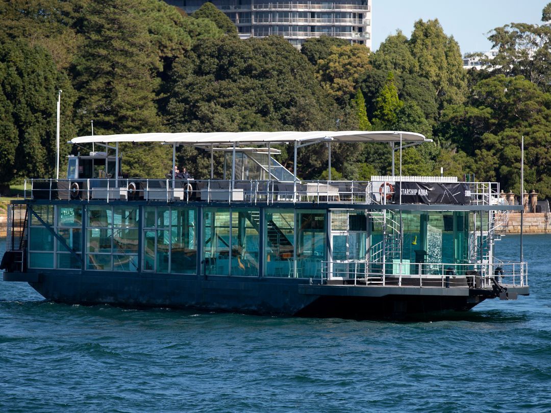 Starship Aqua - Glass boat hire on Sydney Harbour