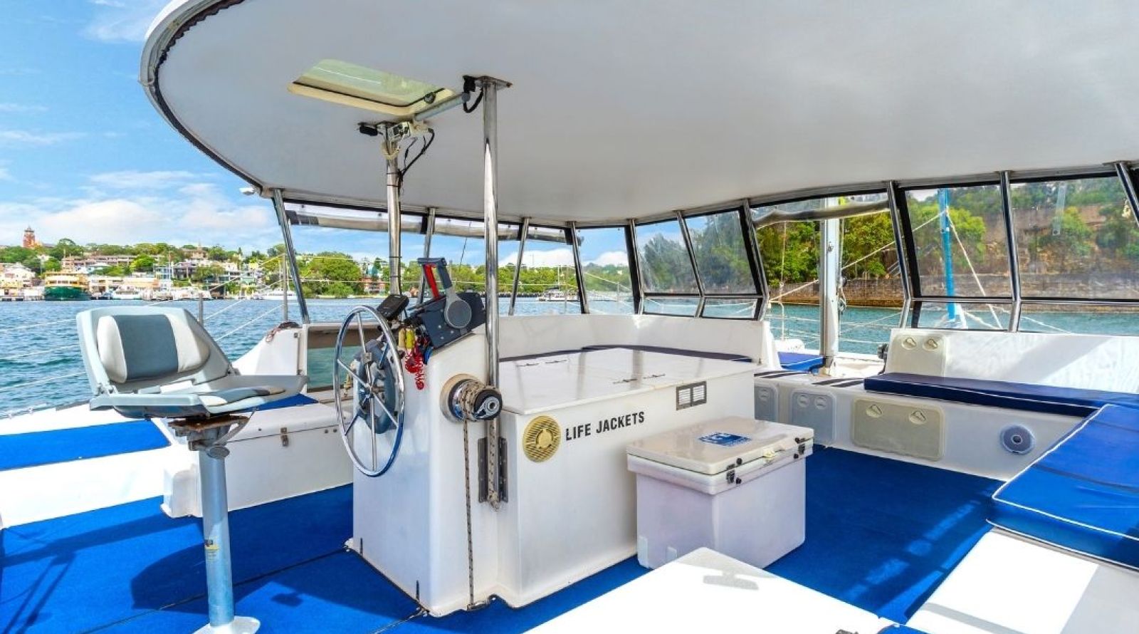 Kirralee NYE Boat Hire - Catamaran Interior