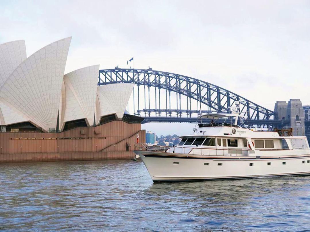Rhemtide - Classic cruising yacht Sydney Harbour