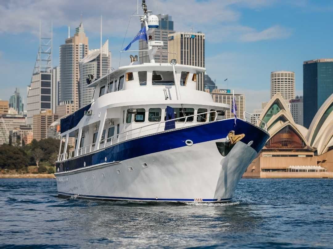 Ariston Sydney Harbour Yacht -interior seating