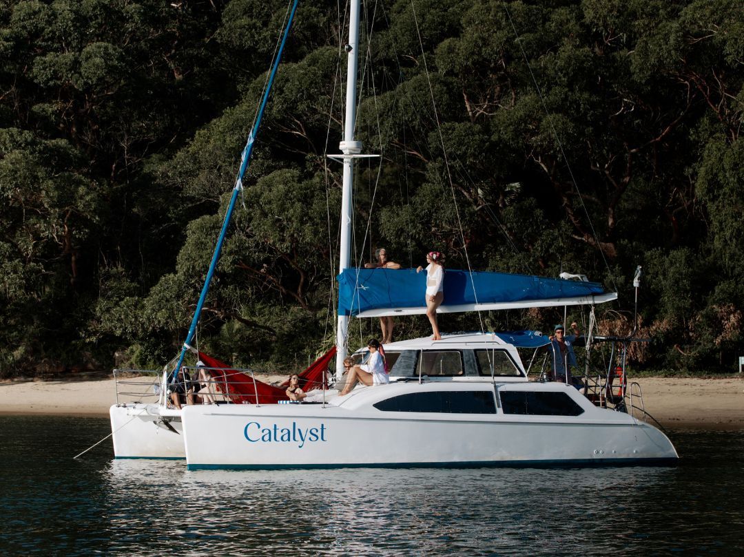 Catalyst - Catamaran hire Sydney Harbour