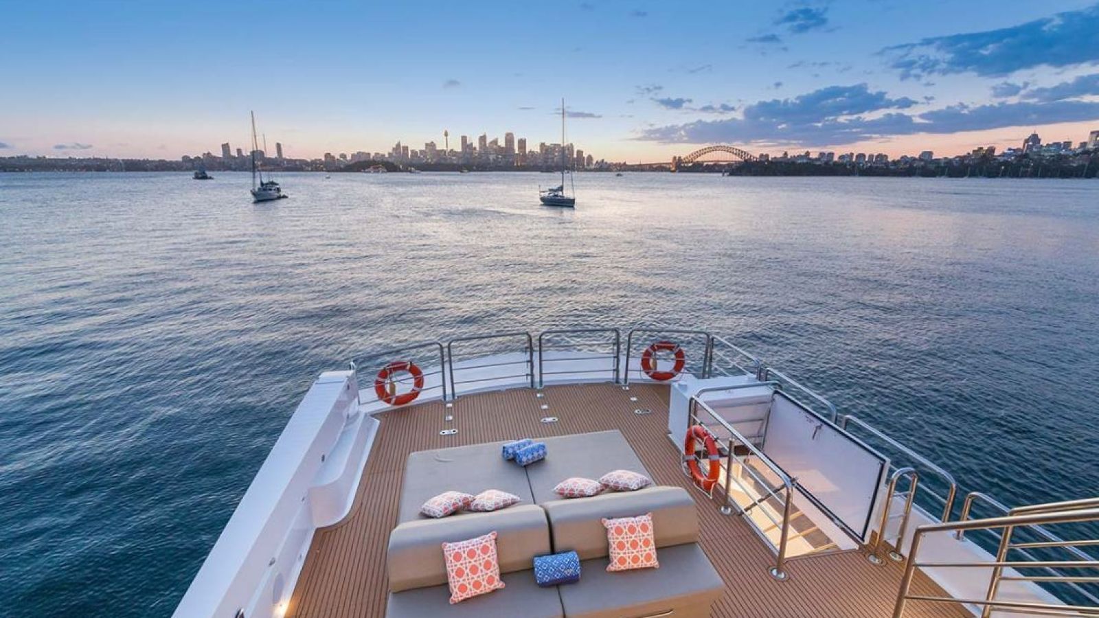 Corroboree Yacht Hire Sydney - Deck