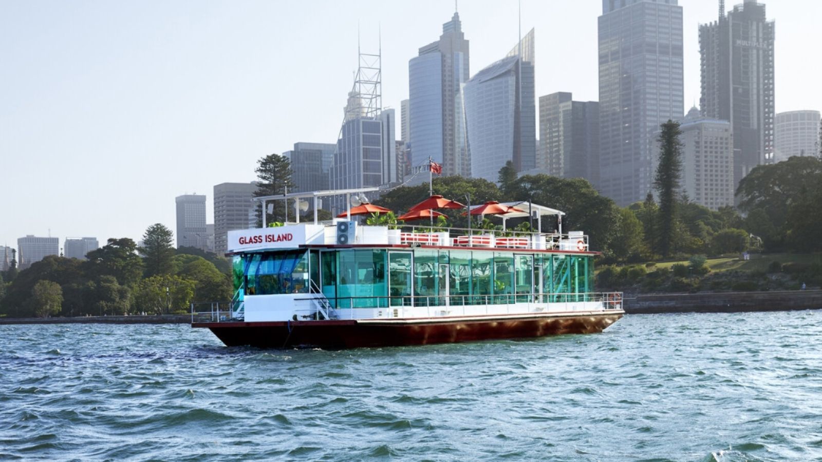 Glass Island - Glass boat hire Sydney Harbour