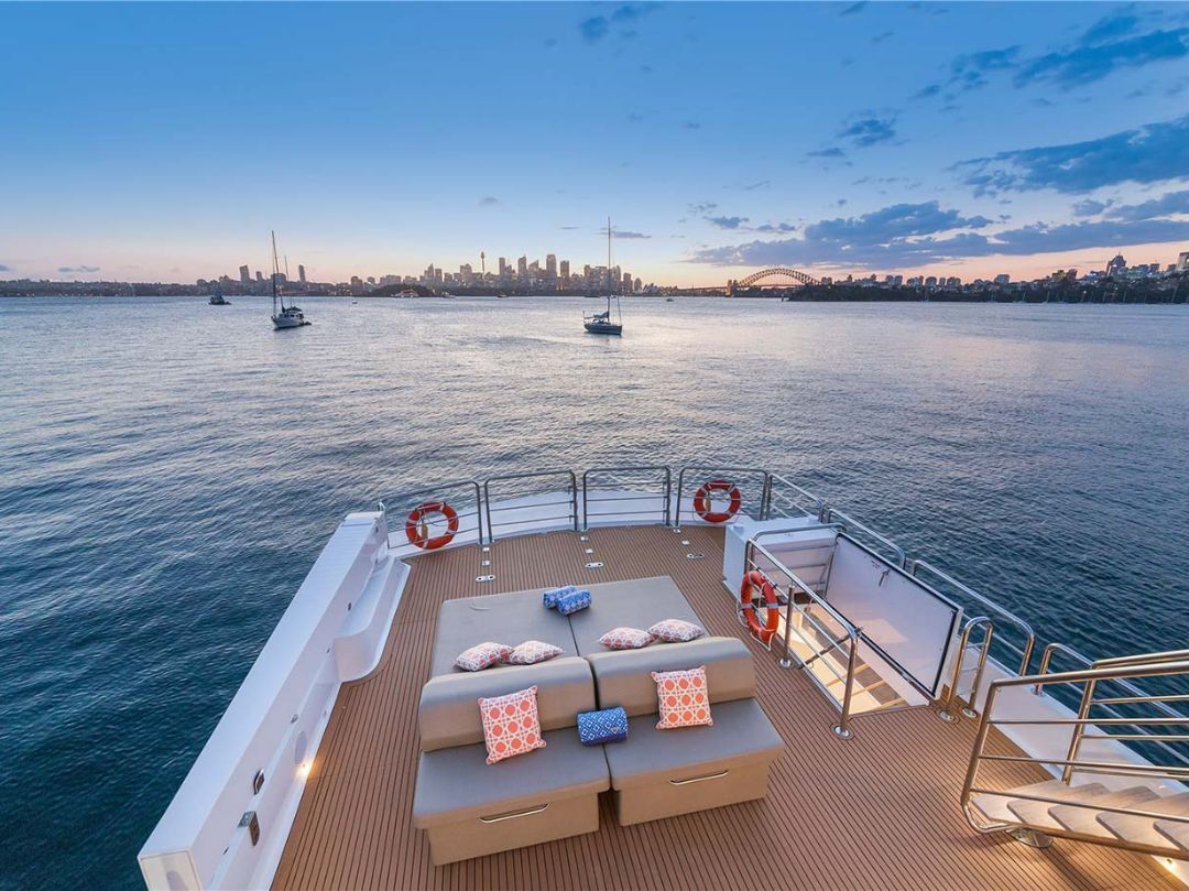 Corroboree Yacht Hire Sydney - Deck