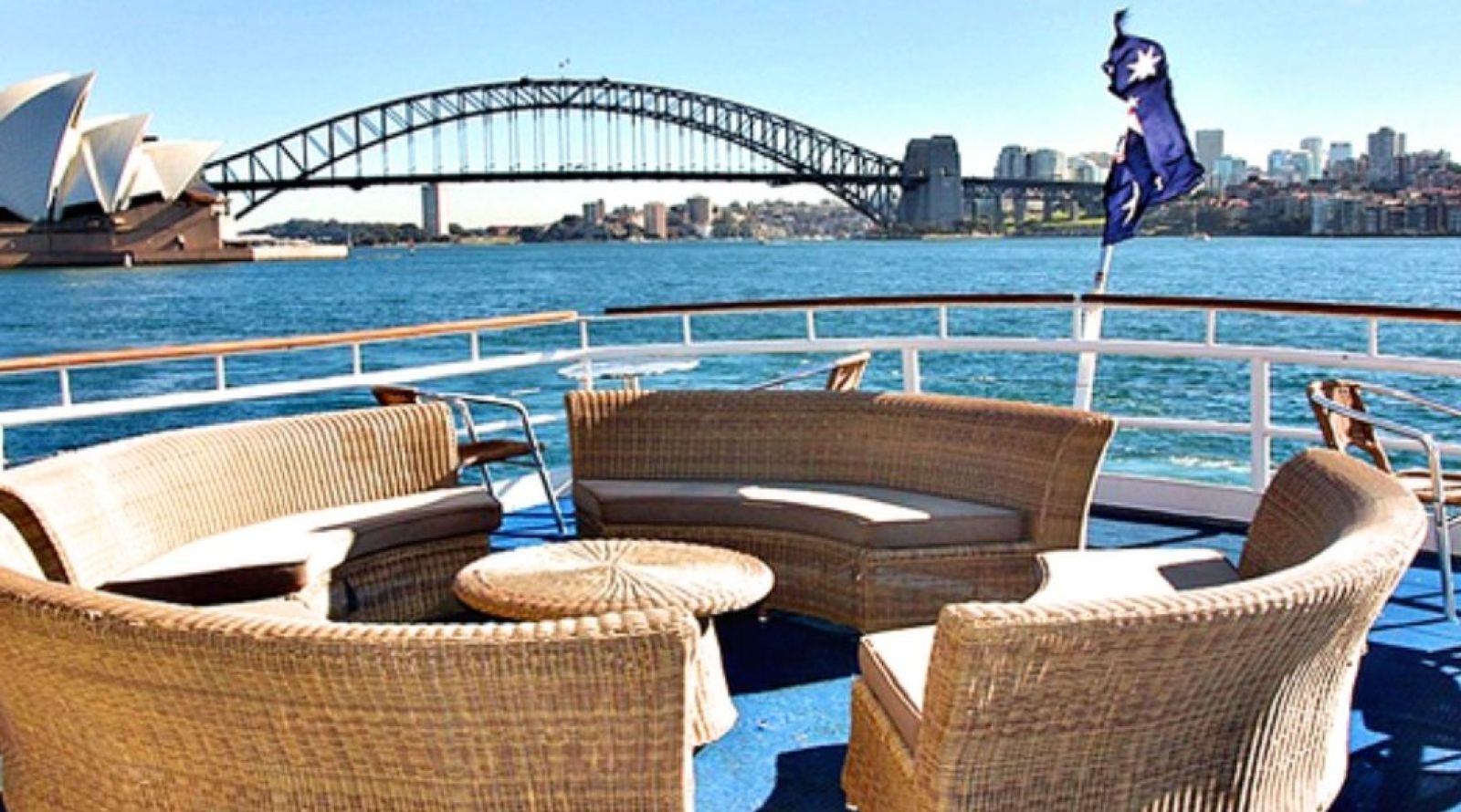 MV Sydney Boat Hire - Outdoor lounge