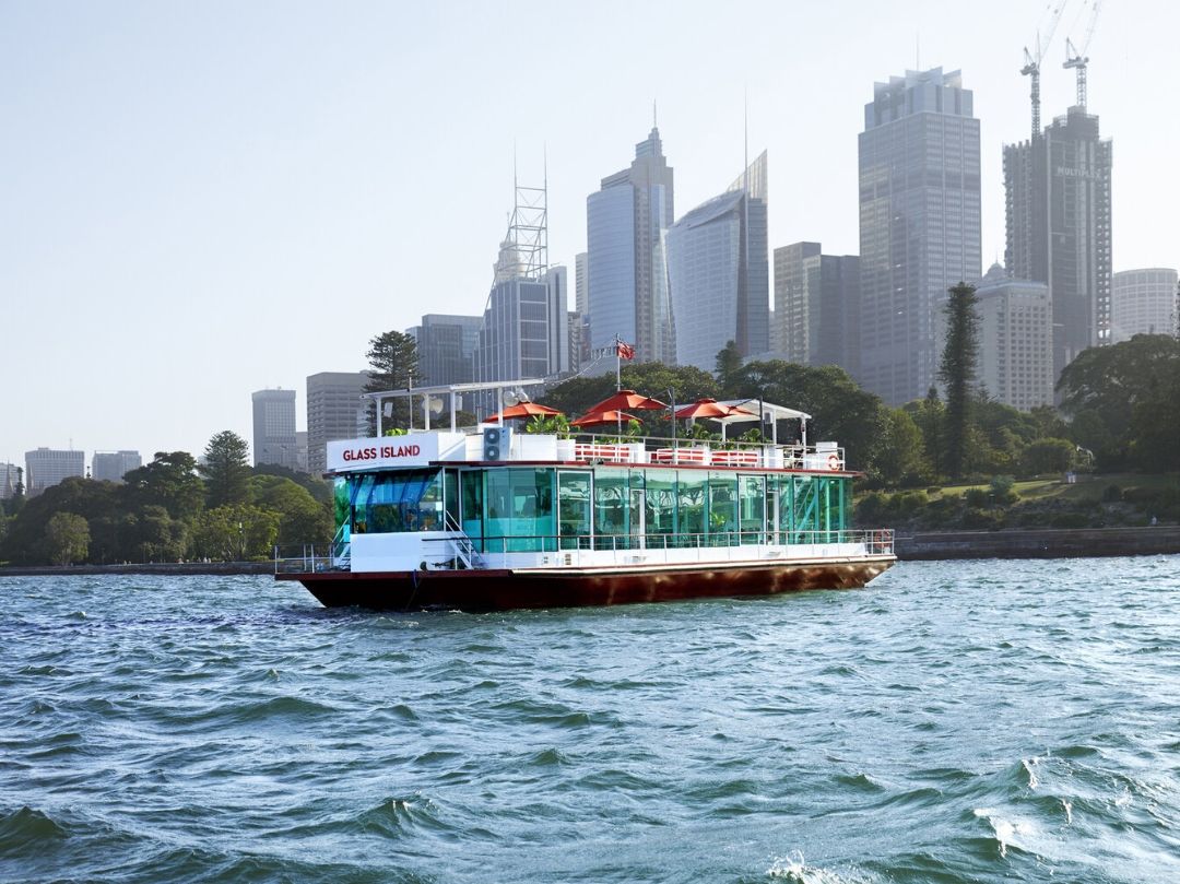 Glass Island - Glass boat hire Sydney Harbour