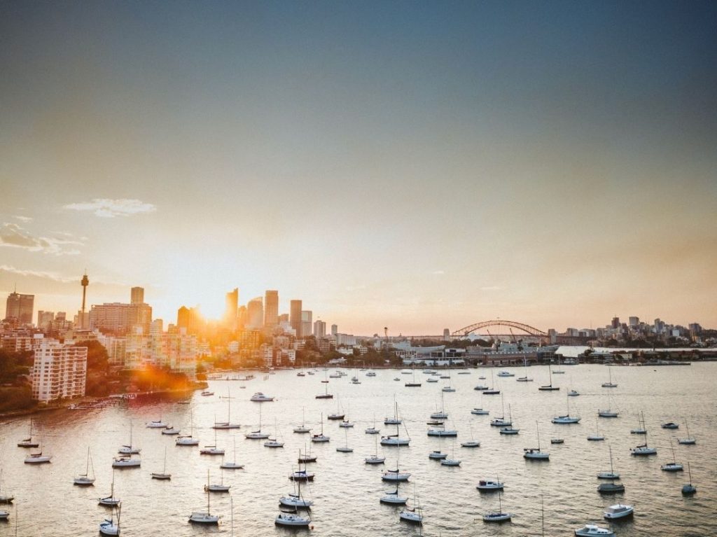 Boat Hire Sydney - Harbour Sunset