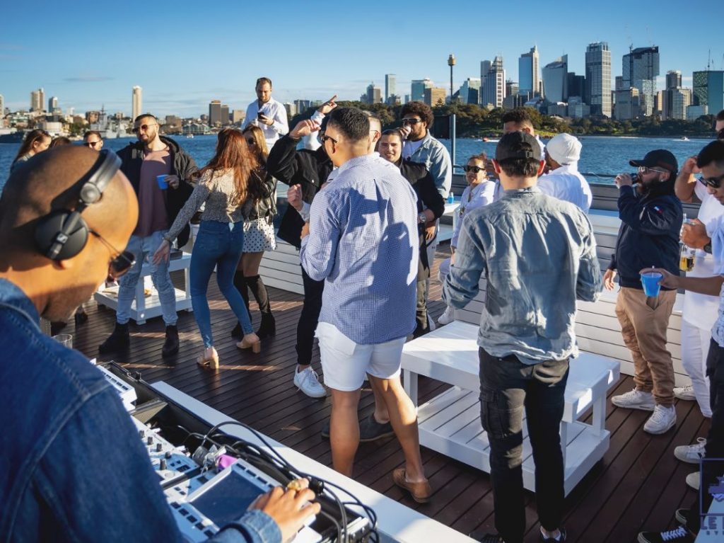 Le Bleu - Sydney Boat Hire - Dance Floor