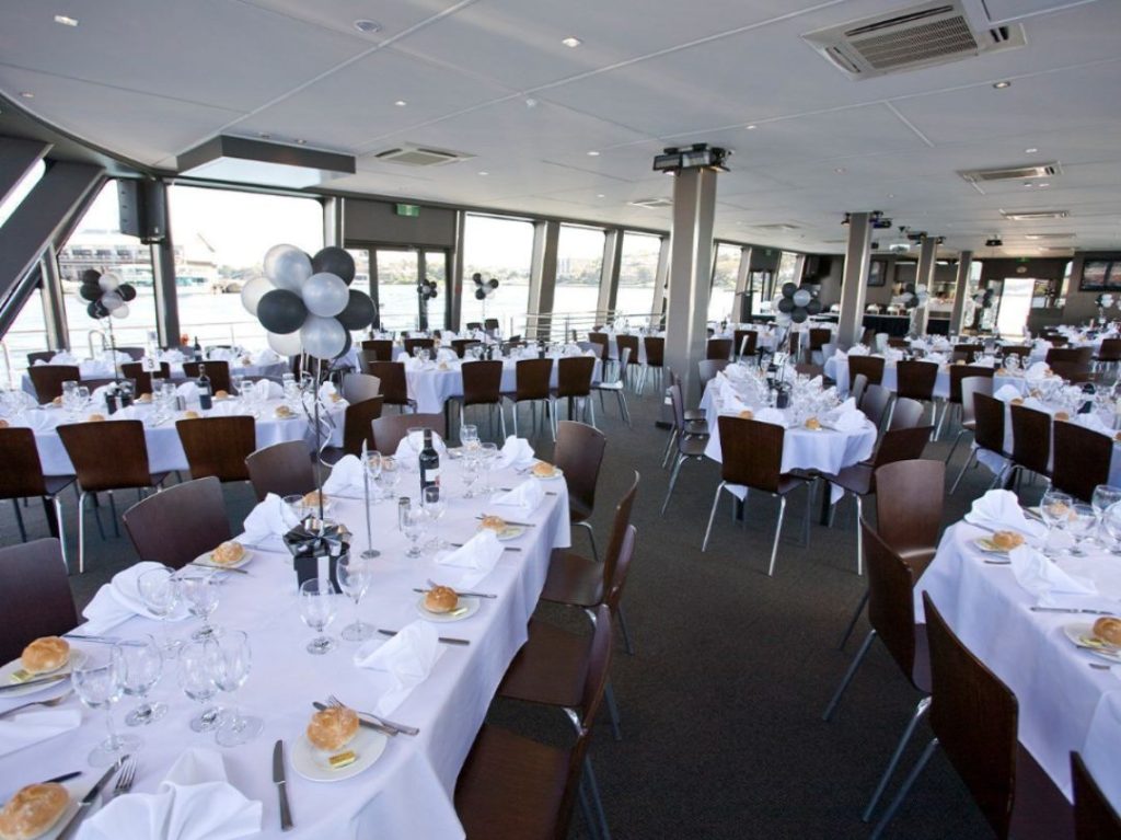 Bella Vista Boat Hire Sydney - Formal Dining