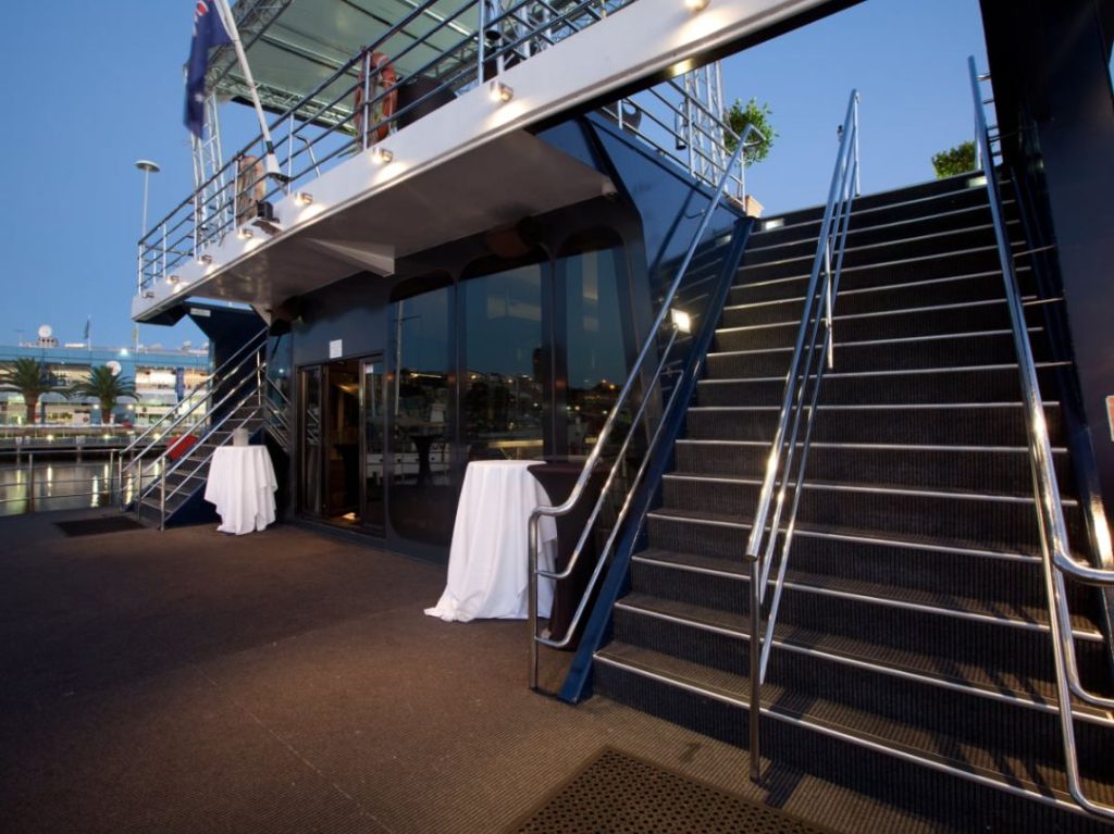 Bella Vista Boat Hire Sydney - Staircase