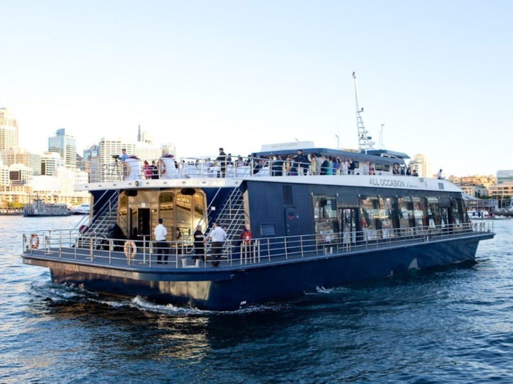 Bella Vista Boat Sydney - Glass Venue Hire