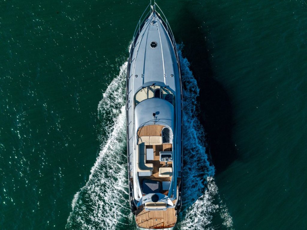 Sunseeker Boat Hire Sydney - Birds Eye View
